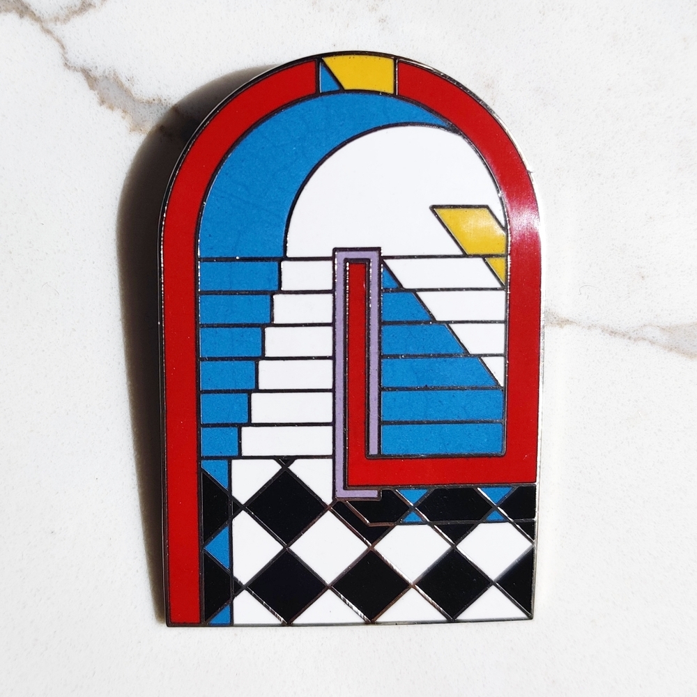 Tigerman x Acme postmodern architecture pin unisex